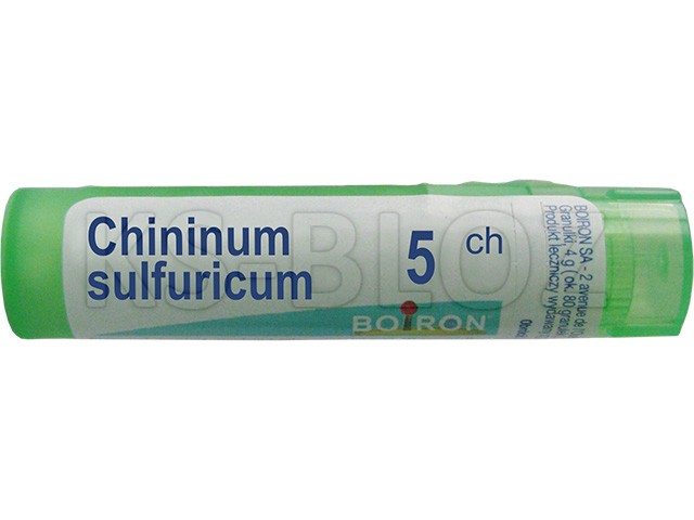 Chininum Sulfuricum 5 CH interakcje ulotka granulki  4 g