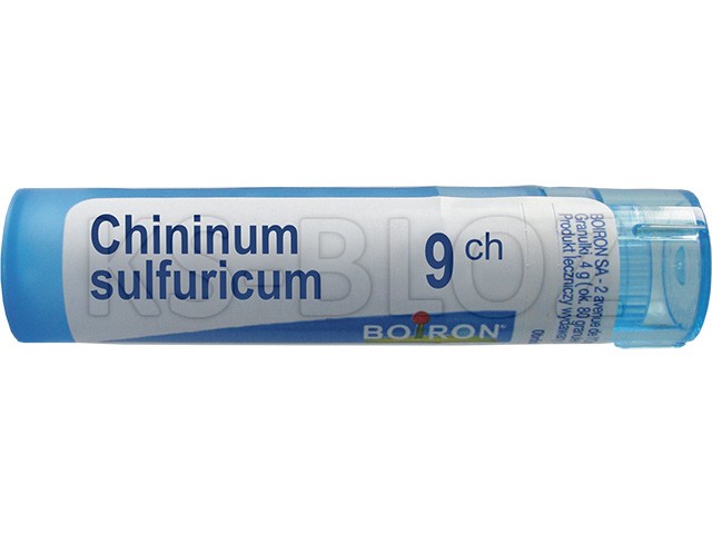 Chininum Sulfuricum 9 CH interakcje ulotka granulki  4 g