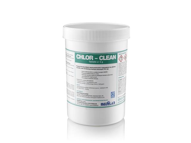 Chlor-Clean interakcje ulotka tabletki do sporządzania roztworu - 200 tabl.
