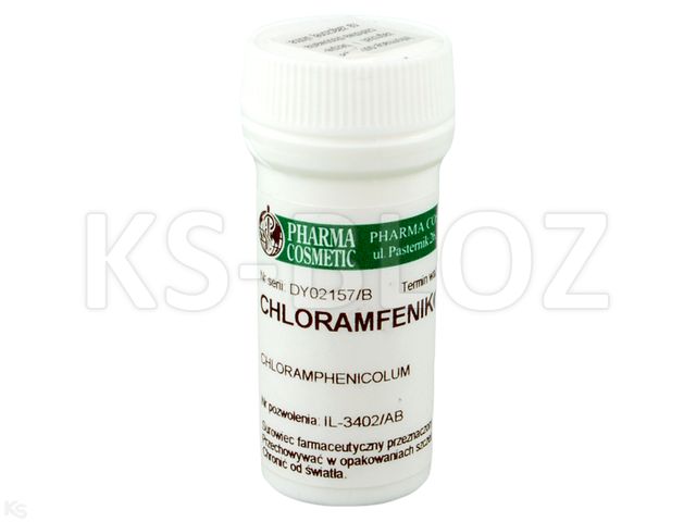 Chloramphenicolum interakcje ulotka substancja  10 g