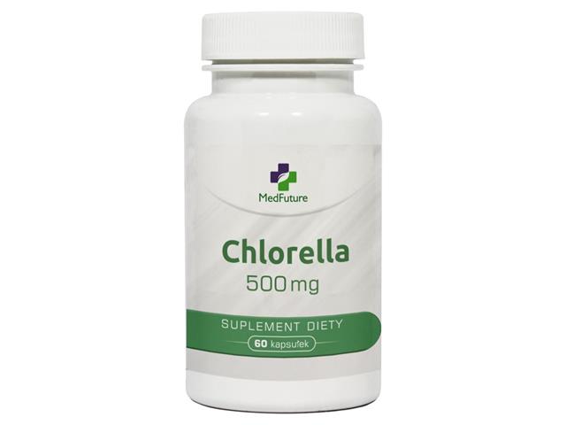 Chlorella 500 mg interakcje ulotka kapsułki - 60 kaps.