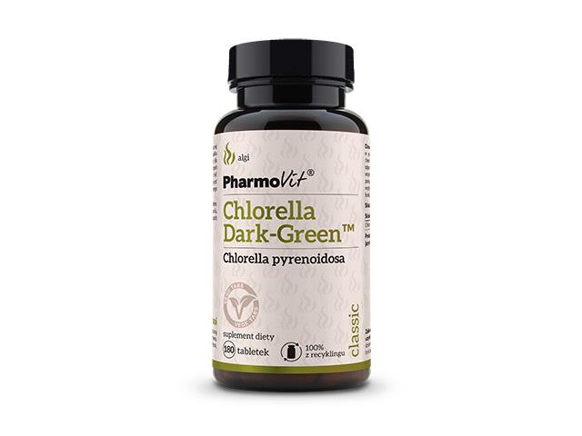 Chlorella Dark-Green interakcje ulotka tabletki - 180 tabl.