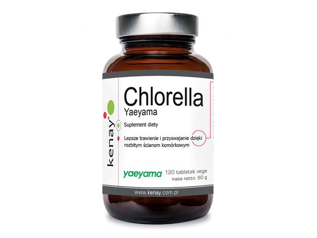 Chlorella interakcje ulotka tabletki  120 tabl.
