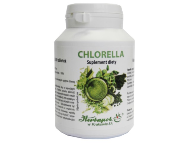 Chlorella interakcje ulotka tabletki - 500 tabl.