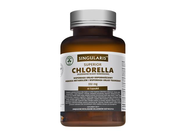 Chlorella Singularis Superior interakcje ulotka kapsułki  60 kaps.