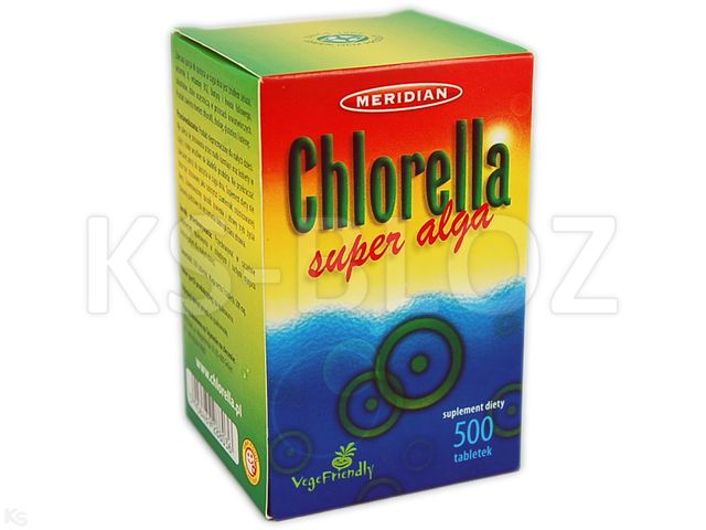 Chlorella Super Alga interakcje ulotka tabletki  500 tabl.