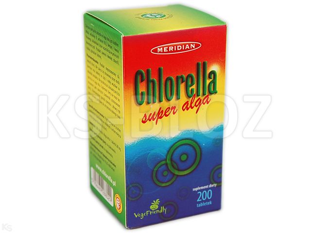 Chlorella Super Alga interakcje ulotka tabletki  200 tabl.