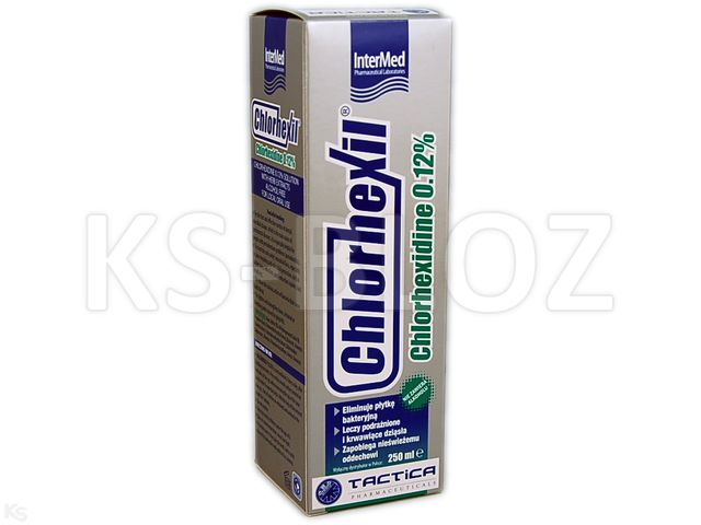 Chlorhexil Płyn do płukania jamy ustnej interakcje ulotka płyn do płukania jamy ustnej  250 ml