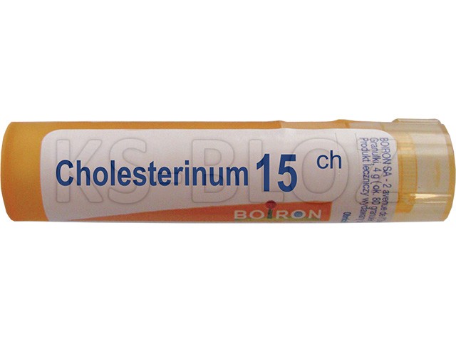 Cholesterinum 15 CH interakcje ulotka granulki  4 g