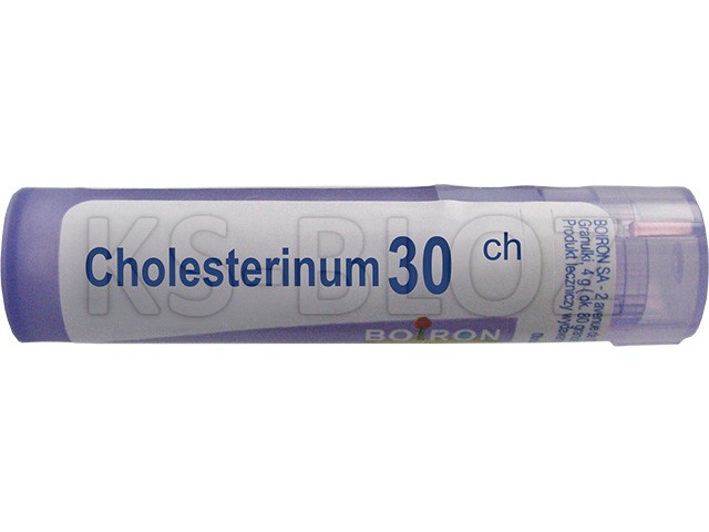 Cholesterinum 30 CH interakcje ulotka granulki  4 g