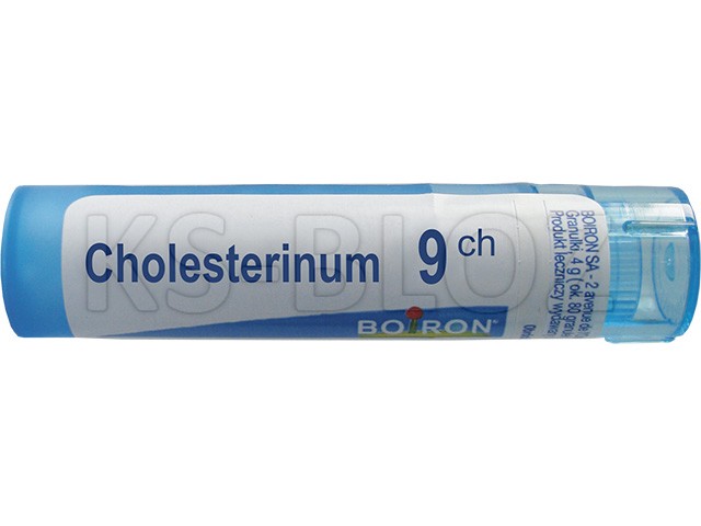 Cholesterinum 9 CH interakcje ulotka granulki  4 g
