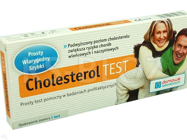 Cholesterol Test do oznaczania cholesterolu interakcje ulotka test paskowy  1 szt.