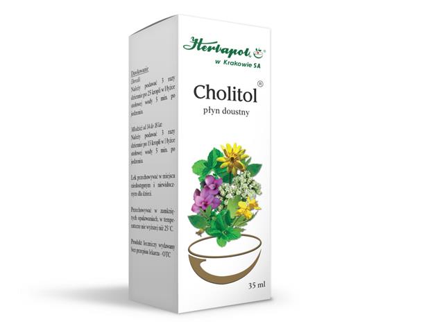 Cholitol interakcje ulotka płyn doustny  35 ml