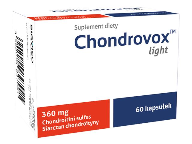 Chondrovox Light interakcje ulotka kapsułki  60 kaps.