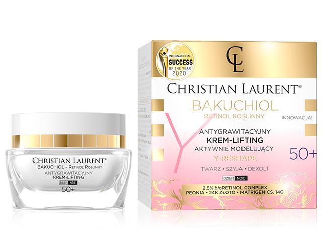 CHRISTIAN LAURENT BAKUCHIOL Antygrawitacyjny Krem-Lifting aktywnie modelujący 50+ interakcje ulotka krem - 50 ml