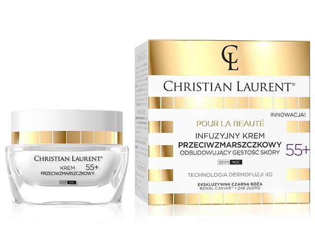 CHRISTIAN LAURENT POUR LA BEAUTE Infuzyjny Krem przeciwzmarszczkowy na dzień i na noc 55+ interakcje ulotka krem - 50 ml