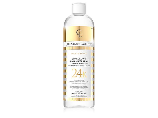 CHRISTIAN LAURENT POUR LA BEAUTE Luksusowy Płyn micelarny z koloidalnym złotem 24K interakcje ulotka płyn - 500 ml