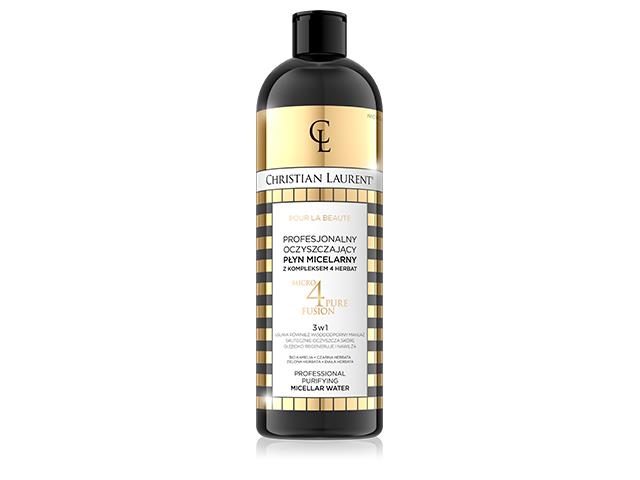 CHRISTIAN LAURENT POUR LA BEAUTE Profesjonalny Oczyszczający Płyn micelarny 3w1 interakcje ulotka płyn - 500 ml