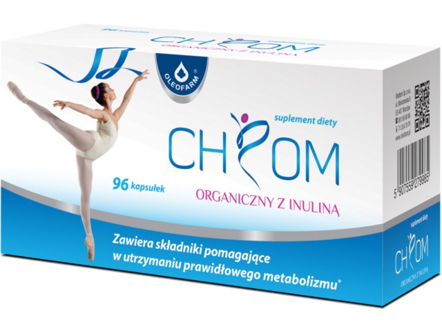 Chrom Organiczny Z Inuliną interakcje ulotka kapsułki  96 kaps.