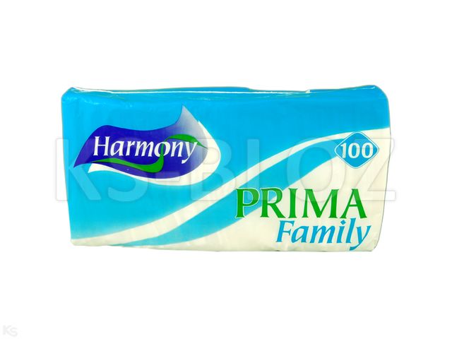 Chust.hig. HARMONY PRIMA Family x100/folia/ interakcje ulotka   1 op.