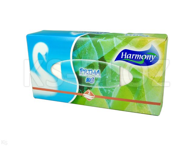 Chust.hig. HARMONY PRIMA x100/kart/ interakcje ulotka chusteczka - 1 op.