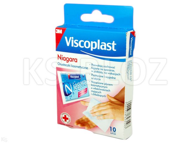 Chust.kosmet. NIAGARA x10 interakcje ulotka chusteczka - 1 op.
