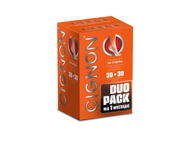 Cignon interakcje ulotka kapsułki miękkie - 30 kaps. + 30 kaps.