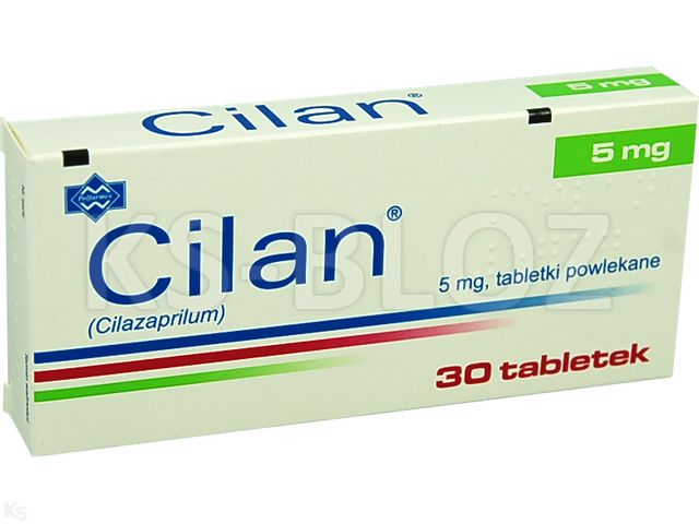 Cilan interakcje ulotka tabletki powlekane 5 mg 30 tabl. | 3 blist.po 10 szt.