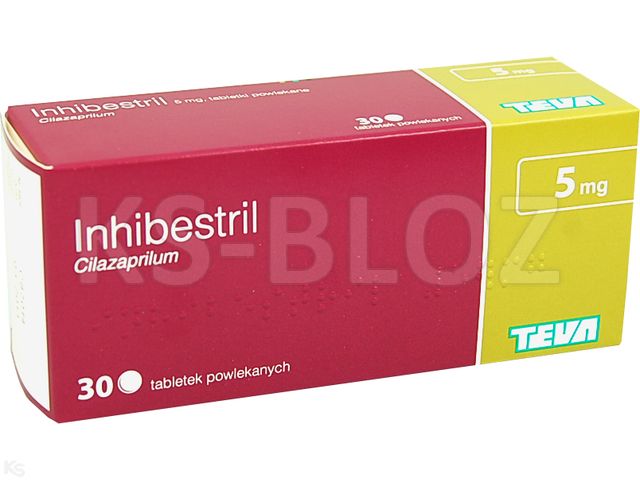 Cilazaprilum 123ratio (Inhibestril) interakcje ulotka tabletki powlekane 5 mg 30 tabl. | 3 blist.po 10 szt.