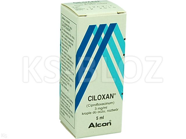 Ciloxan interakcje ulotka krople do oczu, roztwór 3 mg/ml 5 ml