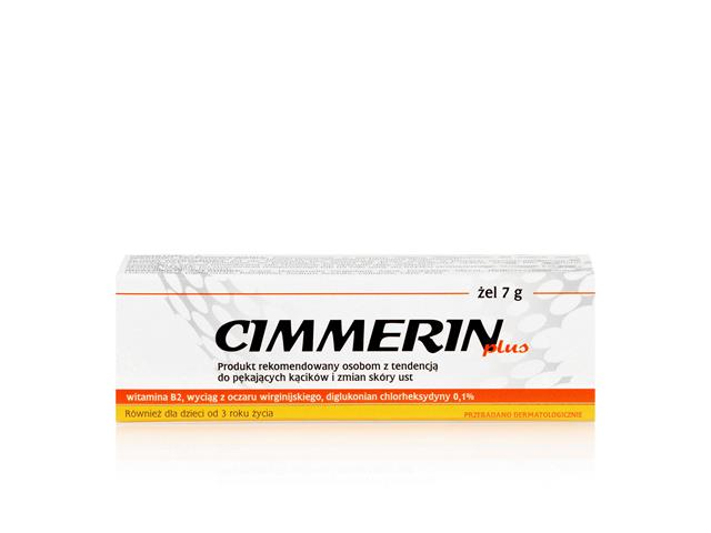 Cimmerin Plus Żel interakcje ulotka   7 g