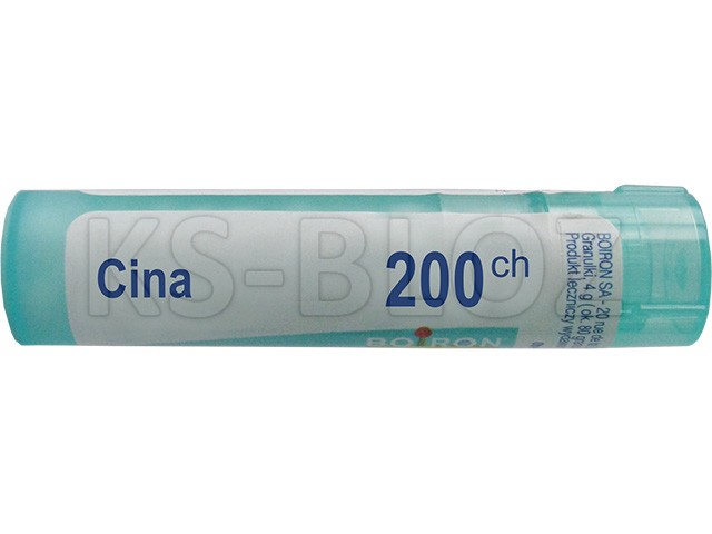 Cina 200 CH interakcje ulotka granulki  4 g