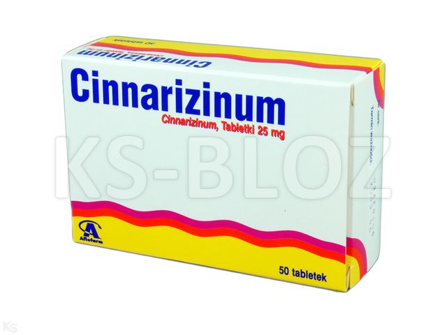 Cinnarizinum WZF - ulotka (dawkowanie, zastosowanie, interakcje ...