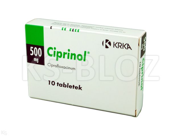 Ciprinol interakcje ulotka tabletki powlekane 500 mg 