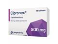 Cipronex interakcje ulotka tabletki powlekane 500 mg 10 tabl.
