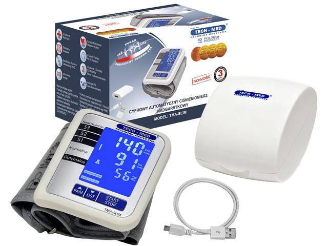 Ciśnien. elektroniczny TMA-SLIM interakcje ulotka ciśnieniomierz - 1 szt.
