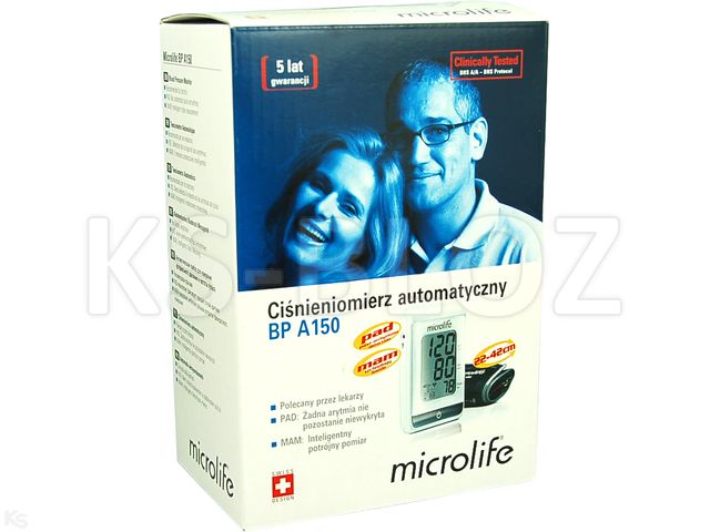 Ciśnien. Microlife BP A150 automat. interakcje ulotka ciśnieniomierz - 1 szt.