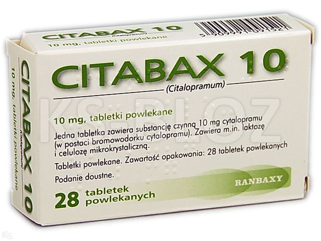 Citabax 10 interakcje ulotka tabletki powlekane 0,01 g 28 tabl.