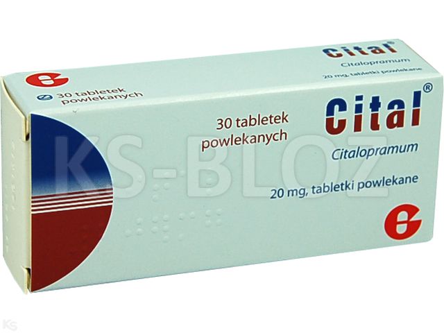 Cital interakcje ulotka tabletki powlekane 20 mg 