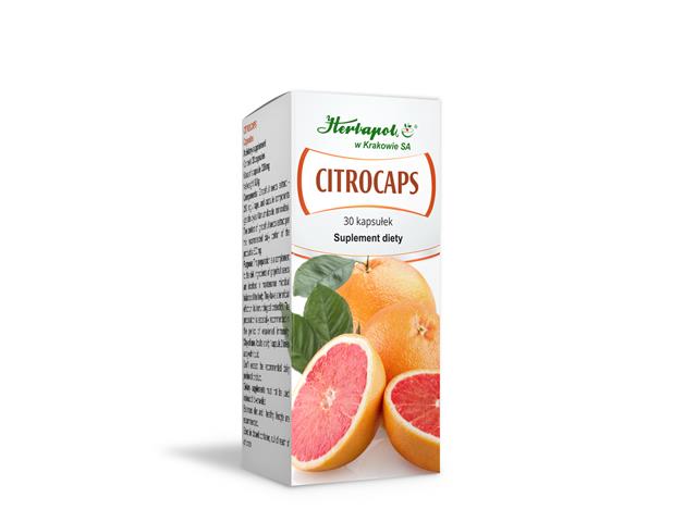 Citrocaps interakcje ulotka kapsułki - 30 kaps.