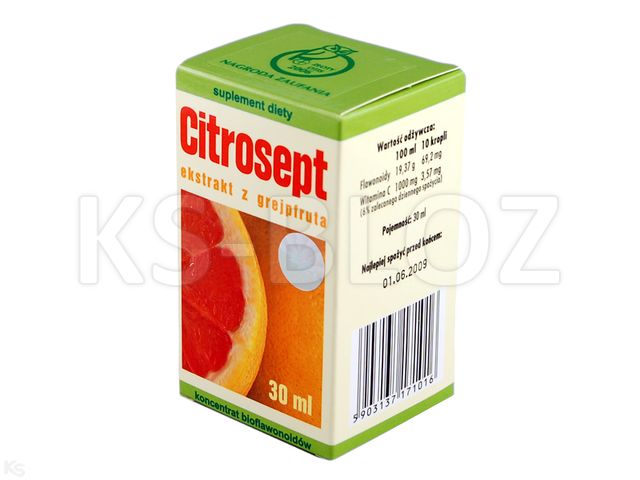 Citrosept interakcje ulotka płyn - 30 ml