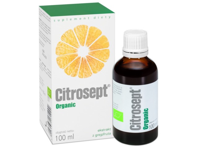 Citrosept Organic interakcje ulotka   100 ml
