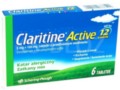 Claritine Active interakcje ulotka tabletki o przedłużonym uwalnianiu 5mg+120mg 6 tabl. | (1 blist. po 6 tabl.)