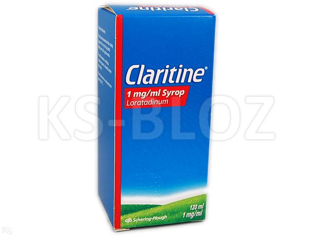 Claritine interakcje ulotka syrop 1 mg/ml 120 ml
