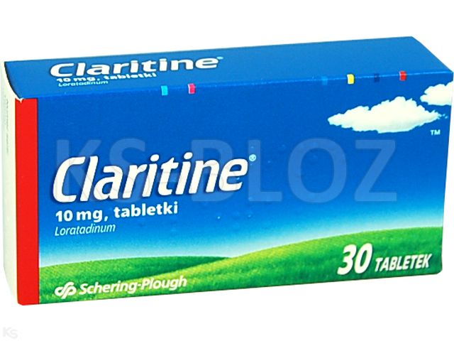 Claritine interakcje ulotka tabletki 10 mg 30 tabl. | 2x15