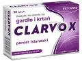 Clarvox na gardło i krtań porost islandzki interakcje ulotka pastylki do ssania  36 pastyl.