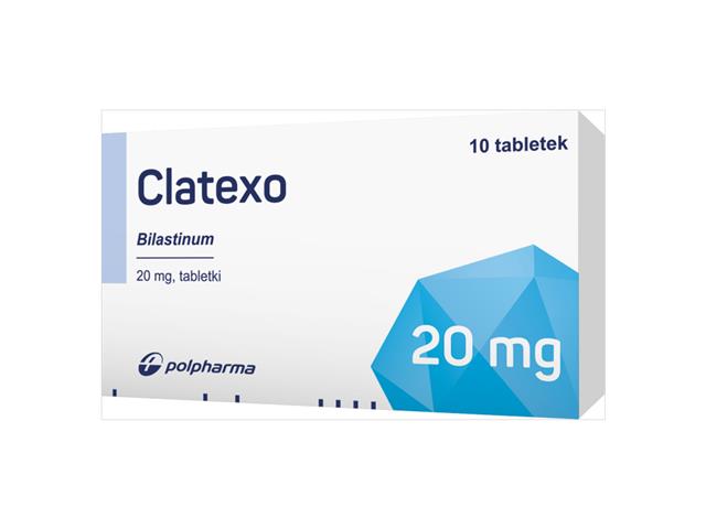 Clatexo interakcje ulotka tabletki 20 mg 10 tabl.