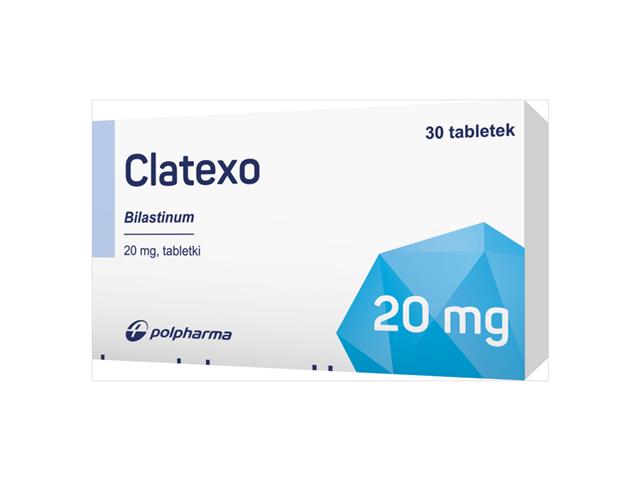 Clatexo interakcje ulotka tabletki 20 mg 30 tabl.