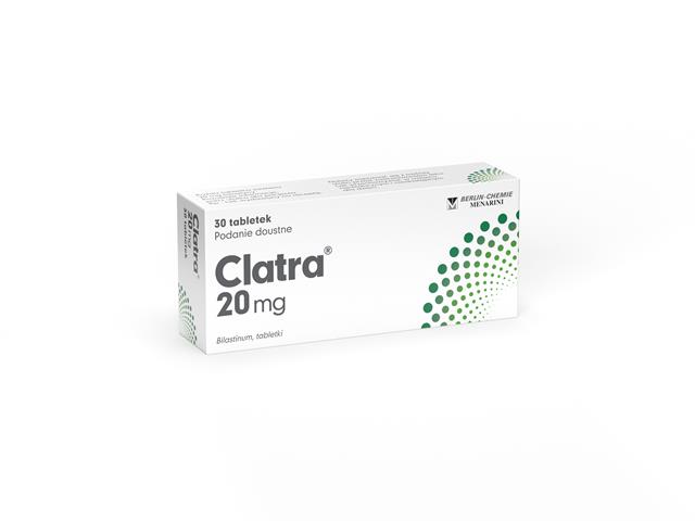 Clatra interakcje ulotka tabletki 20 mg 30 tabl.