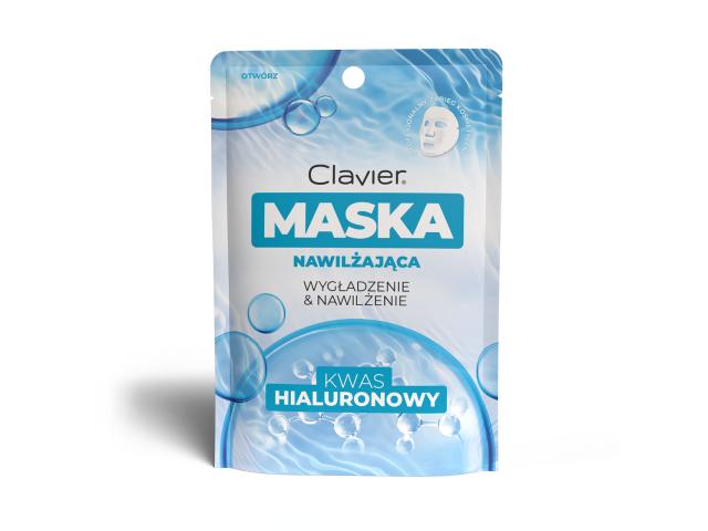 Clavier Maska nawilżająca z kwasem hialuronowym interakcje ulotka maseczka 25 ml